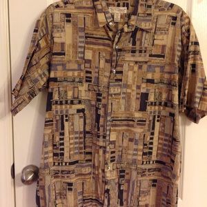 Men's Tori Richards casual short sleeve shirt. XL